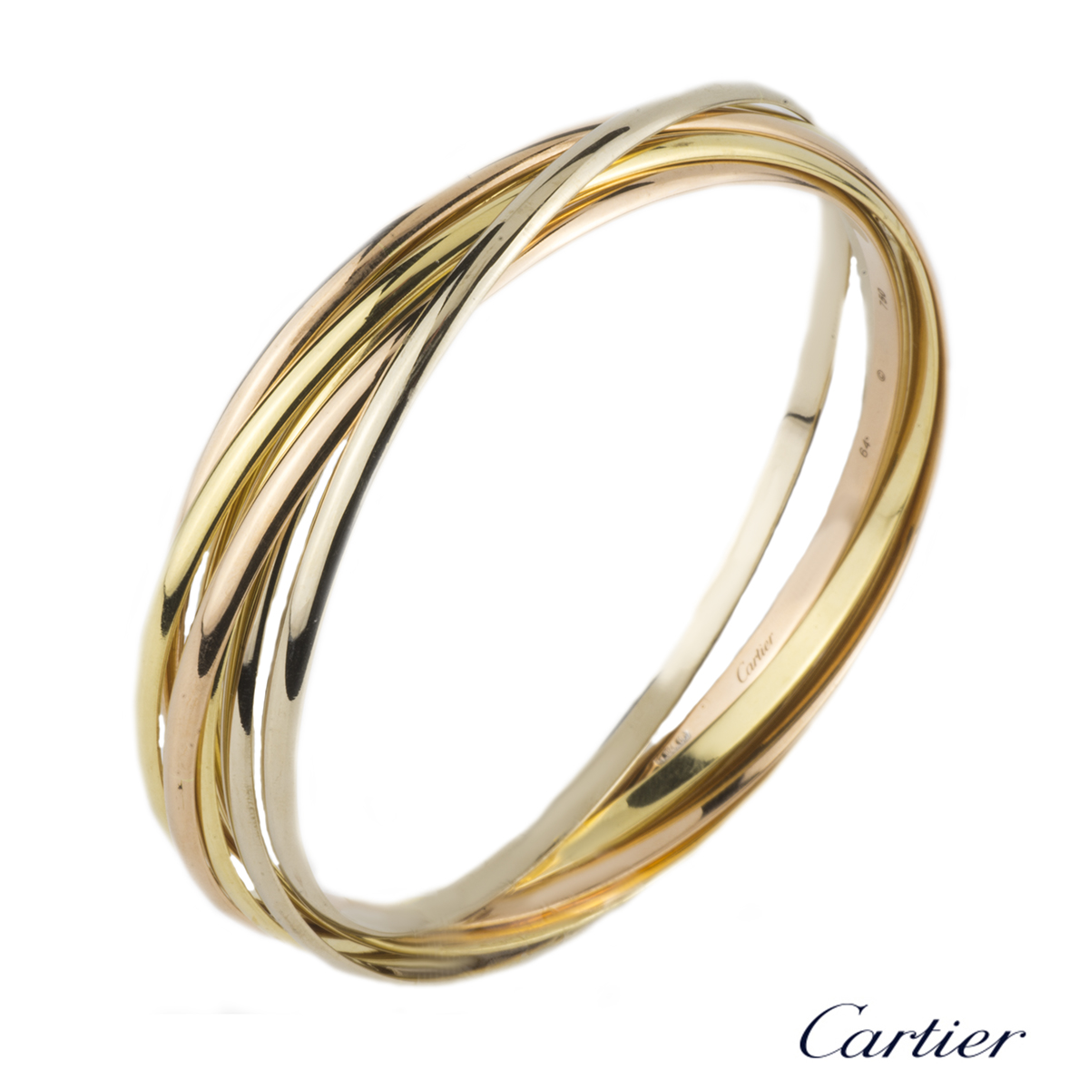 CARTIER BRACELET TRINITY THREE GOLDS It is composed of…